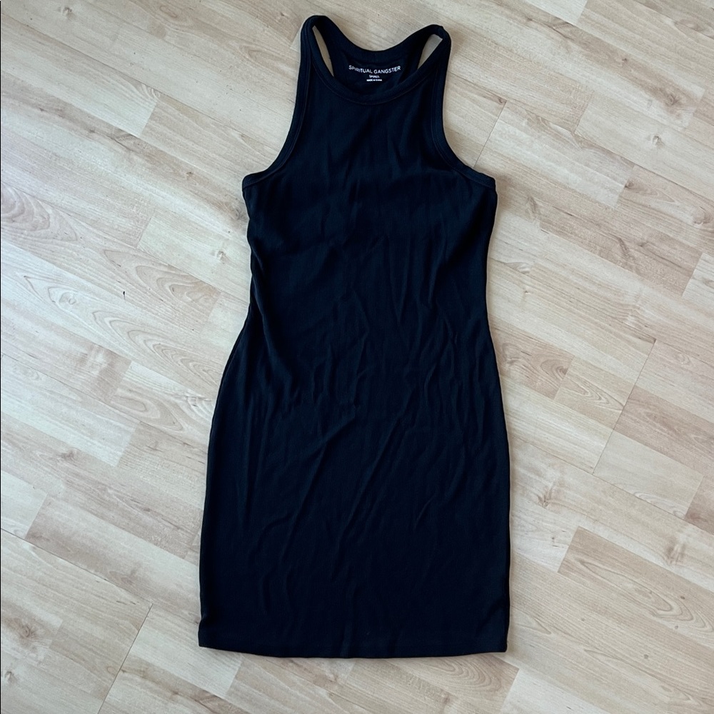 Spiritual Gangster Slim Rib Tank Dress